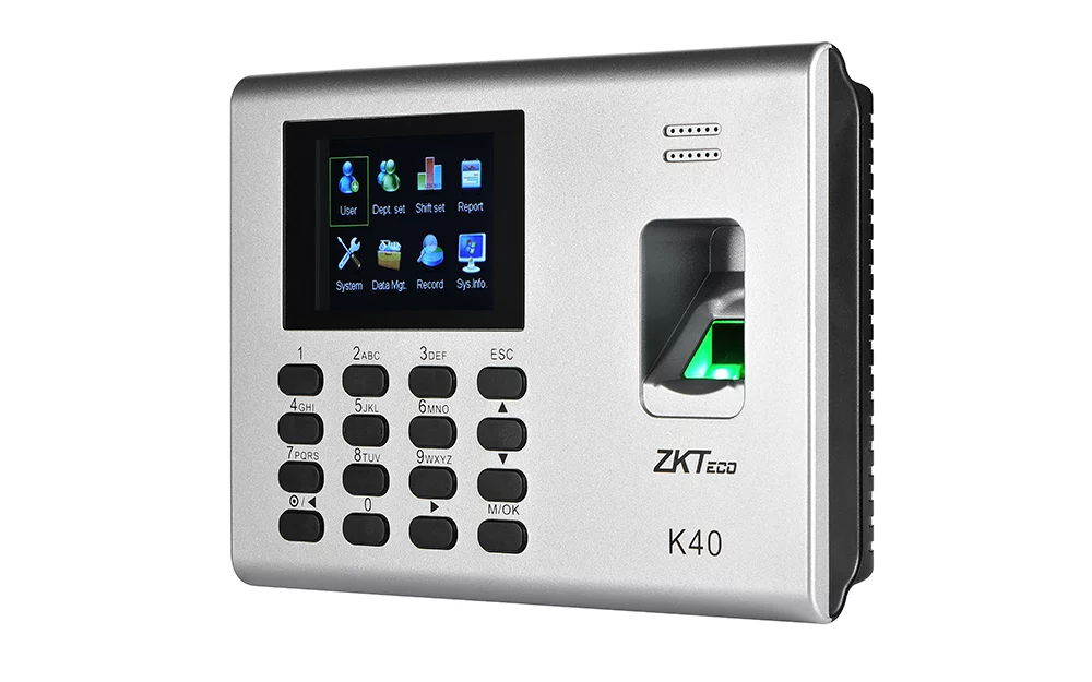 ZKTeco-Colombia-Standalone-Huella-Tiempo-y-Asistencia-K40-2.JPG Pointeuse, controle d acces ZKTeco K40