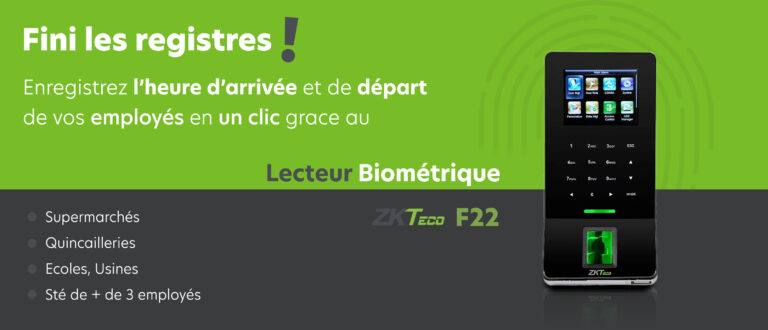 Pointeuse biometrique ZKTeco en vente au cameroun